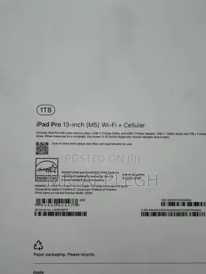 New Apple iPad Pro 13 (2025) 1 TB Silver