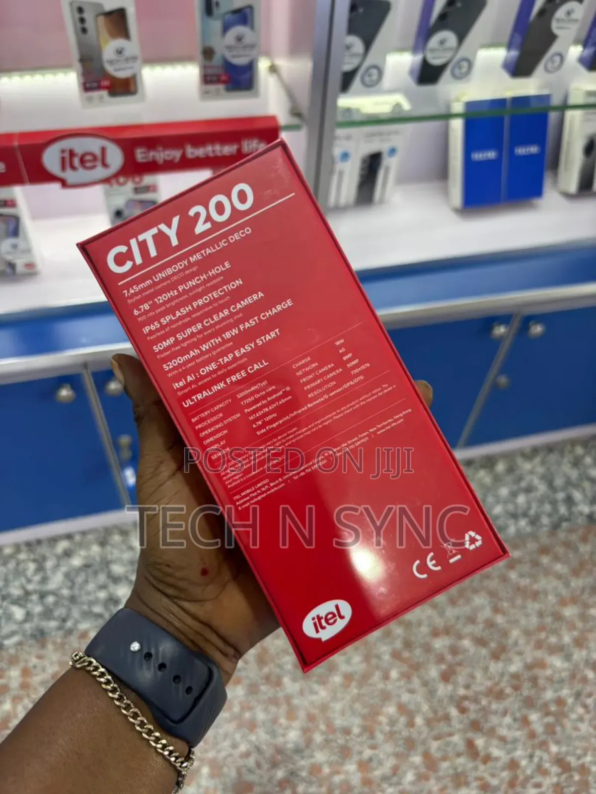 New Itel City 200 128 GB Silver
