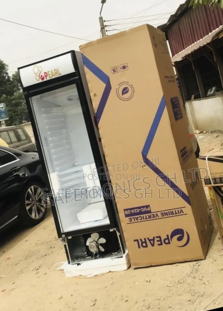 Get 330 Liters Pearl PVC 424′′-2b. Glass Display Fridge