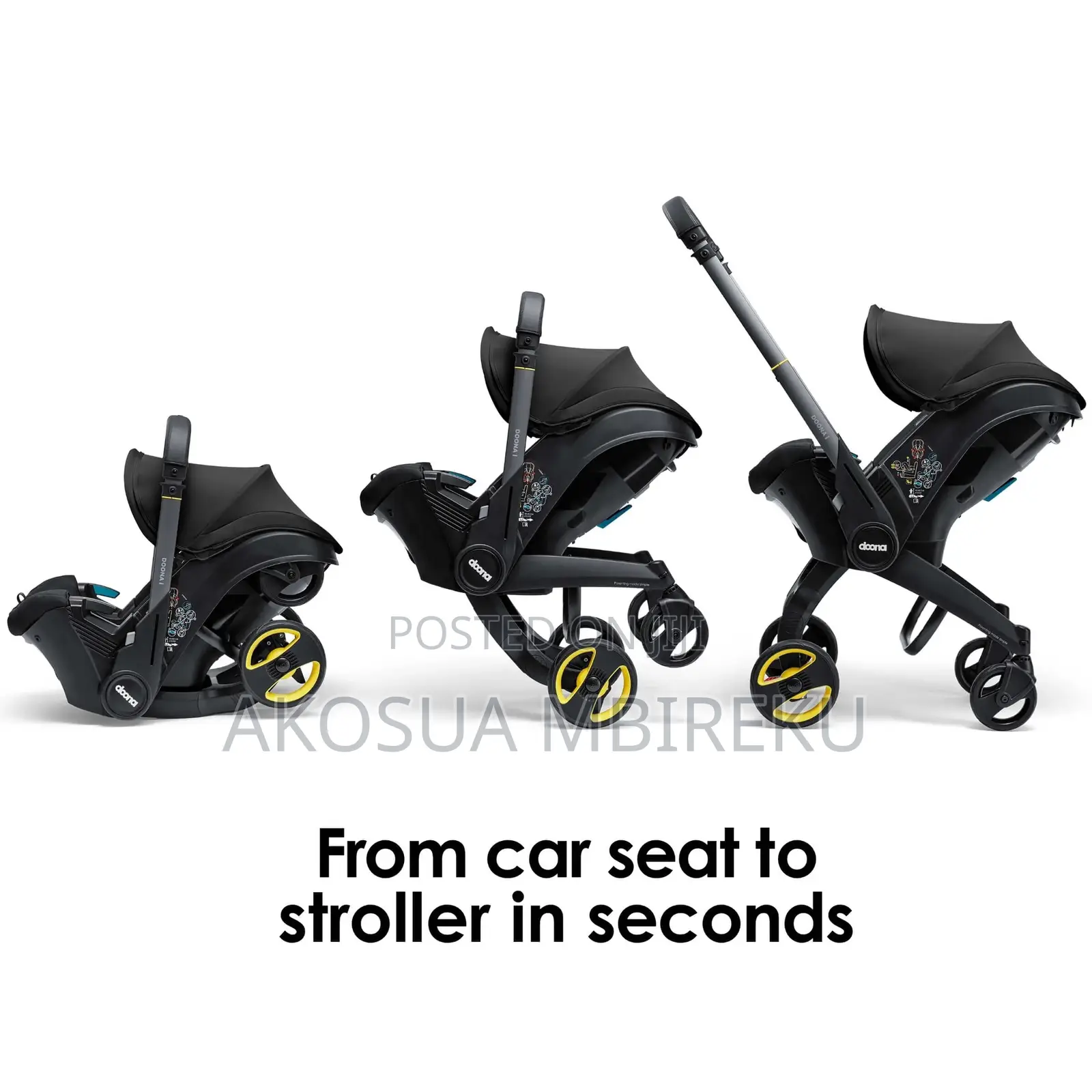 Original Doona Stroller Car Seat(With Base)
