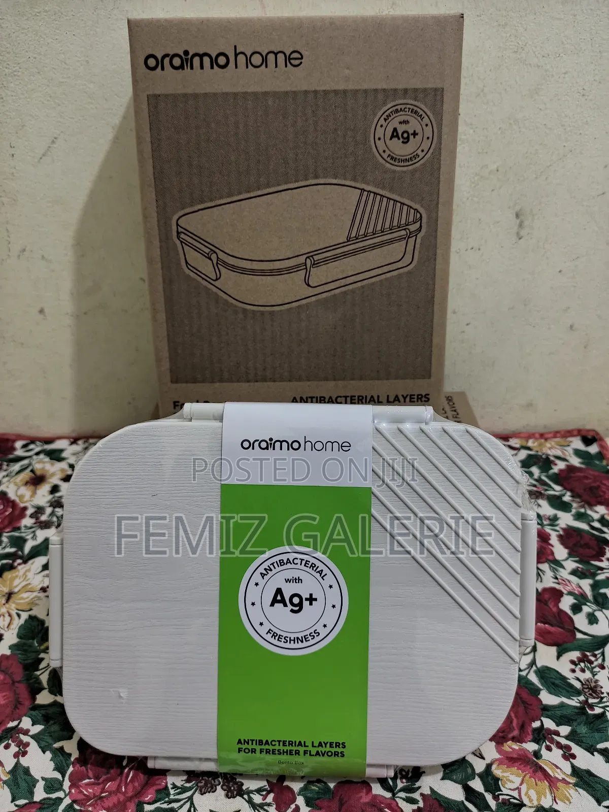Oraimo Freshbento Antibacterial Pp Double Layer Lunchbox