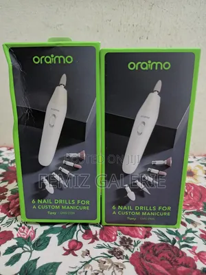 Oraimo Tipsy 6 Nail Drills 2-Speed Dual Rotation Manicure Set