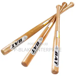 Premium Solid Wood Baseball Bat – Durable Training Game Use