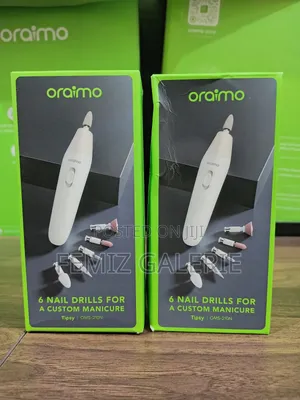 Oraimo Tipsy 6 Nail Drills 2-Speed Dual Rotation Manicure Set
