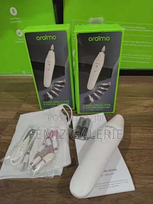 Oraimo Tipsy 6 Nail Drills 2-Speed Dual Rotation Manicure Set