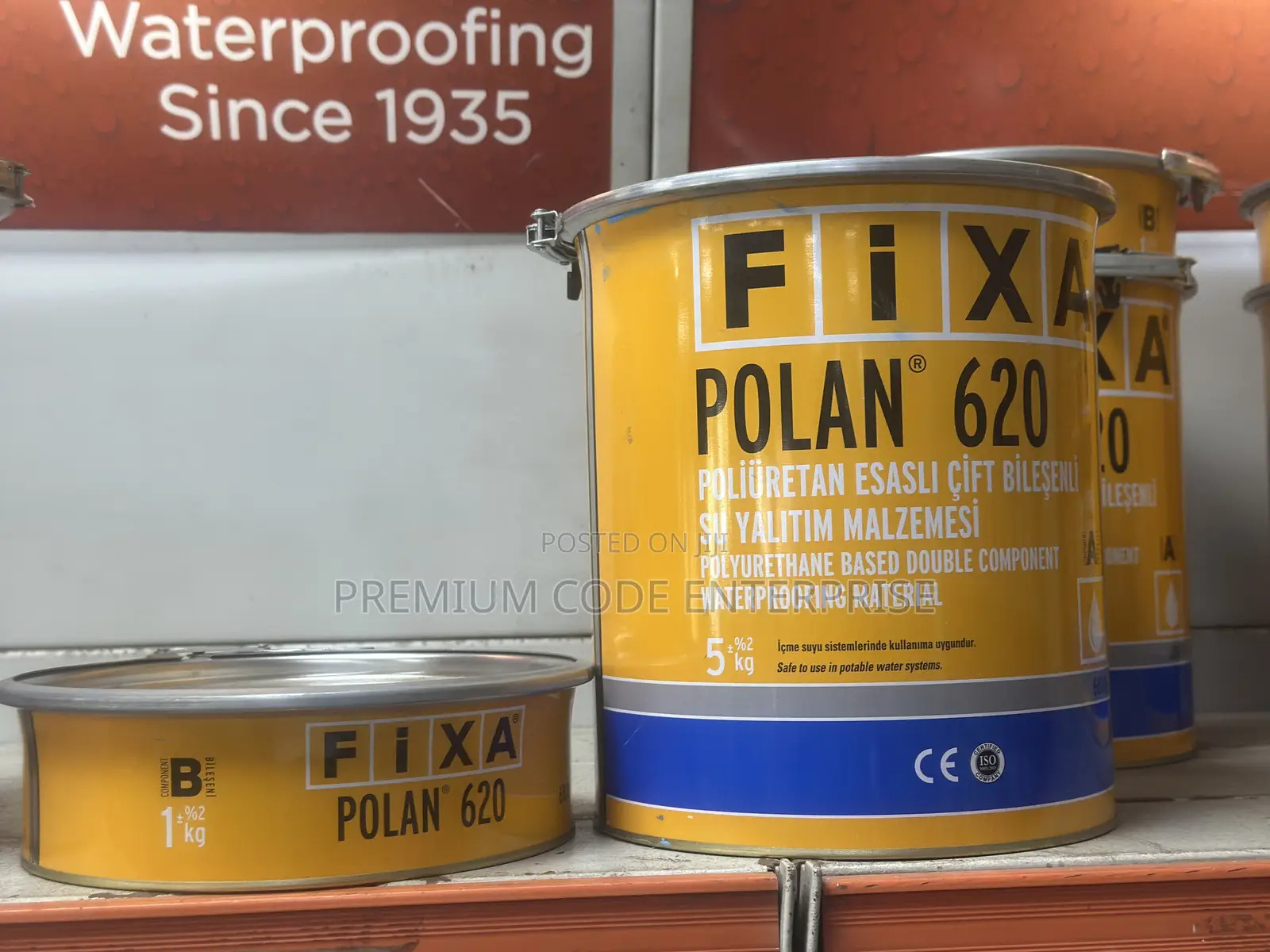 Pool Paint Polyurethane Waterproof Coating Membrane, 5kg/1kg