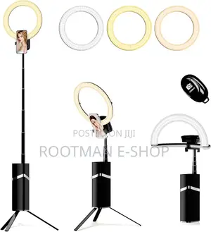 10inch Foldable Wireless Selfie Ring Light Tripod Portable Box Light
