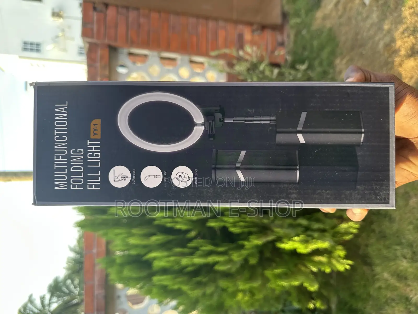 10inch Foldable Wireless Selfie Ring Light Tripod Portable Box Light