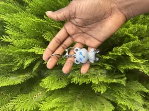Cartoon Anime Doll Cool Gradient Bear Keychain Cute Bag Pendant