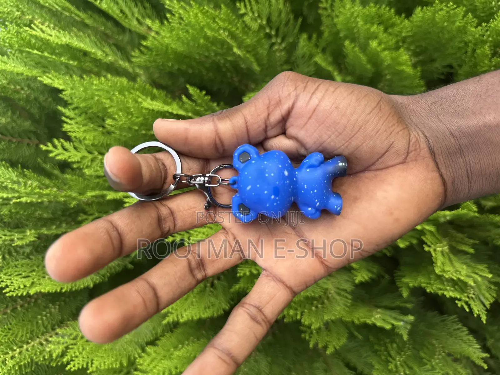 Cartoon Anime Doll Cool Gradient Bear Keychain Cute Bag Pendant