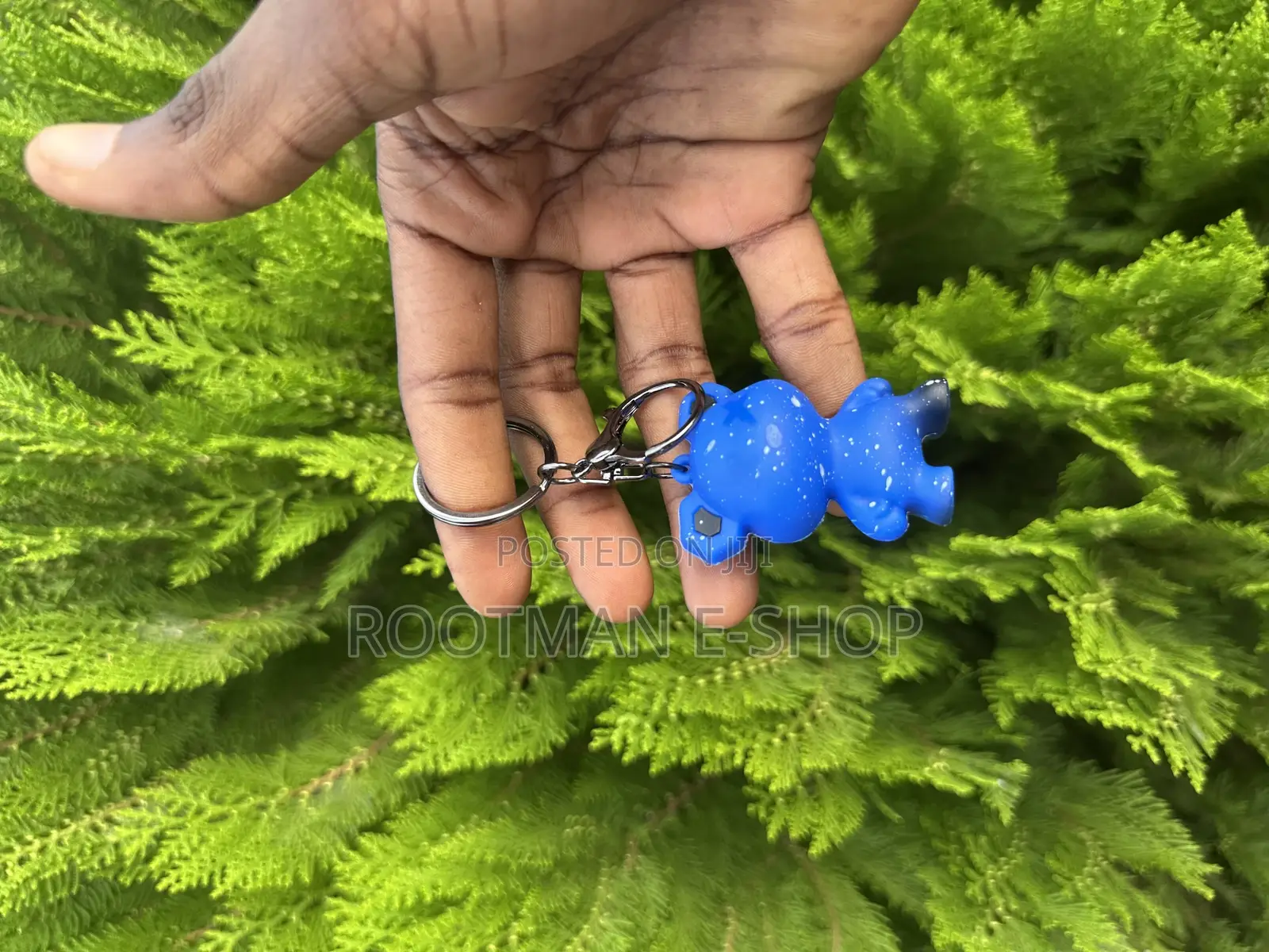 Cartoon Anime Doll Cool Gradient Bear Keychain Cute Bag Pendant
