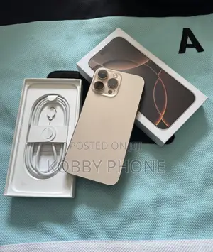 New Apple iPhone 16 Pro Max 256 GB Gold