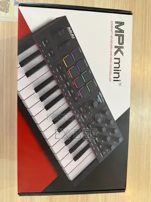 Akai MPK Mini Mk4 Usb-C Midi Keyboard Controller*Black*