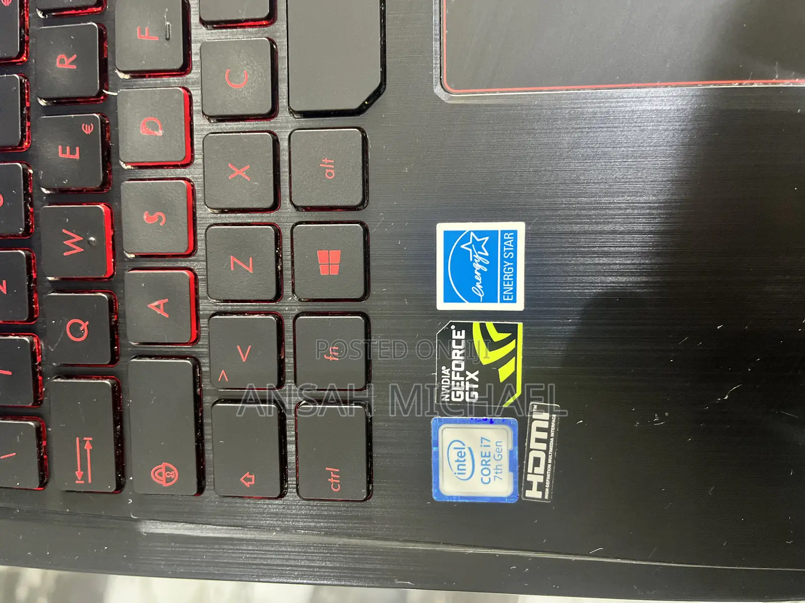 Laptop Asus FX553VD 16GB Intel Core i7 SSD 256GB