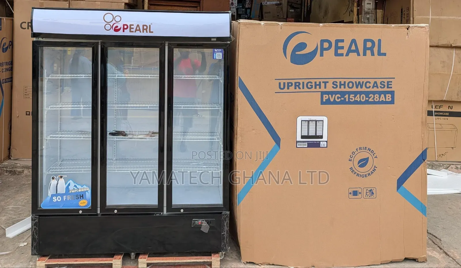 Pearl Large Capacity 3 In 1 Display Fridge