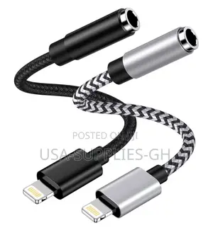Haoano 3.5mm Aux Cord Female to Lightning Adapter From Usa