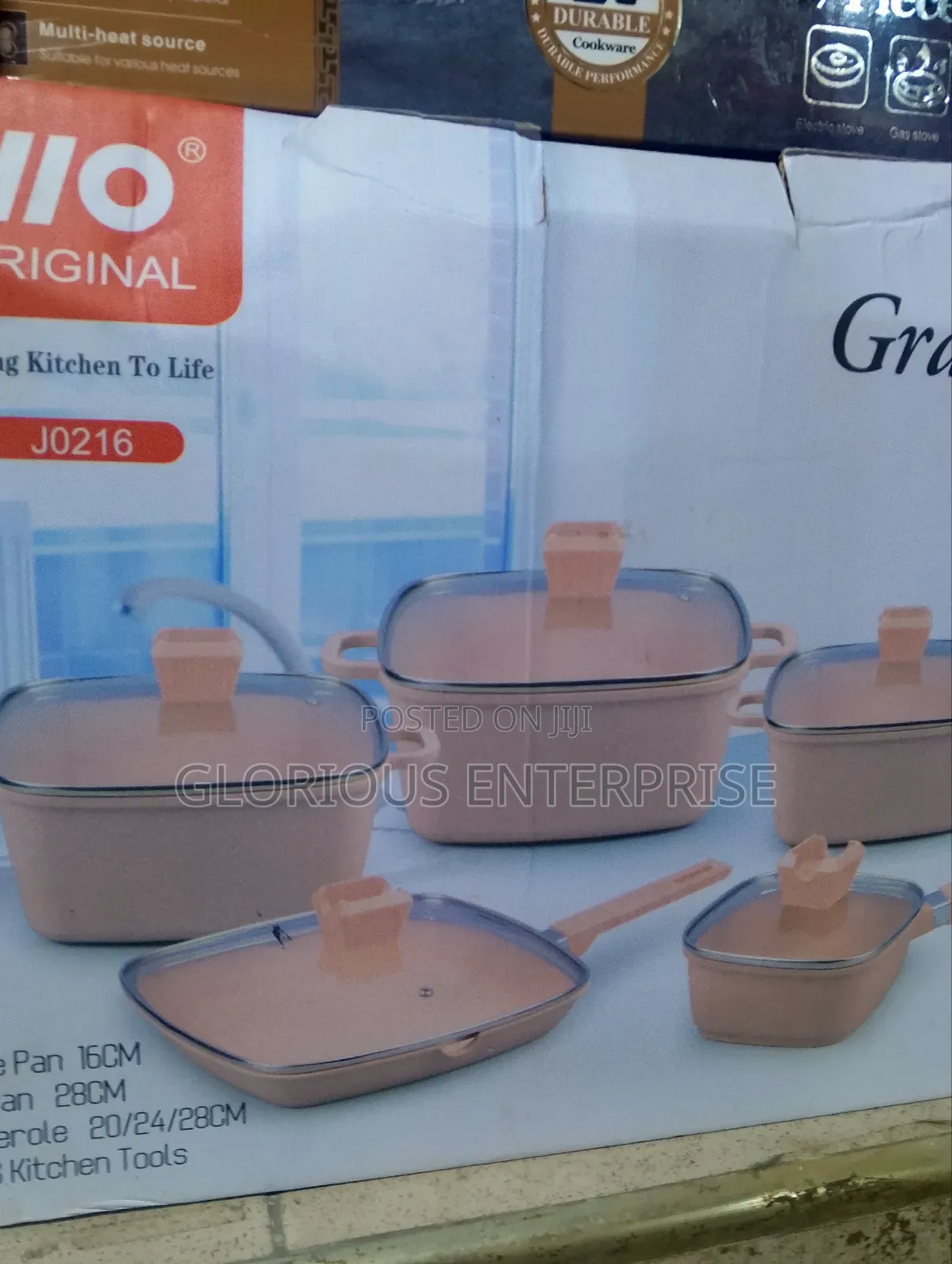 5 Set Quality Non Stick Cookware