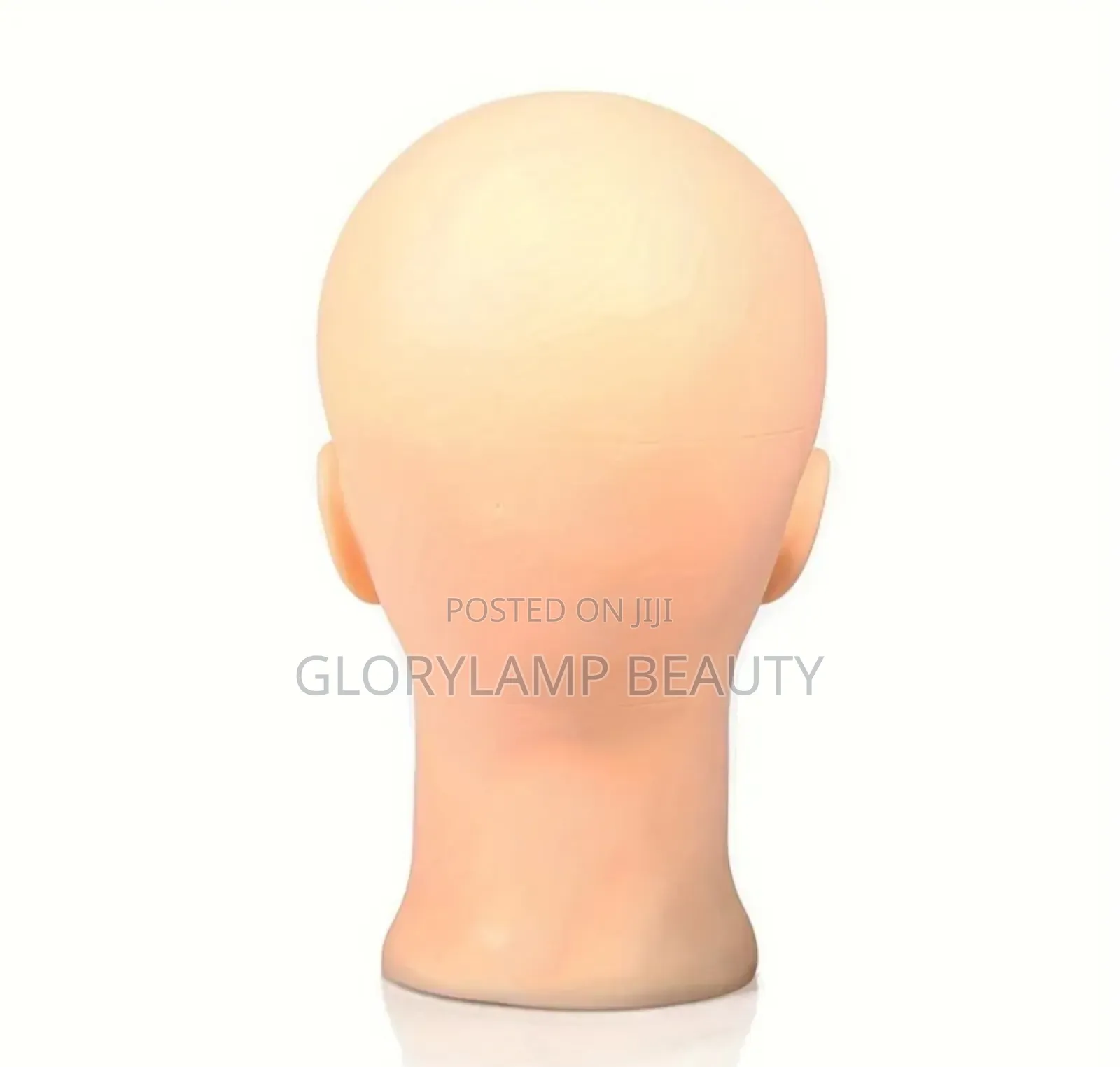 Professional Bald Mannequin Head for Wig Making-Soft PVC Training Head