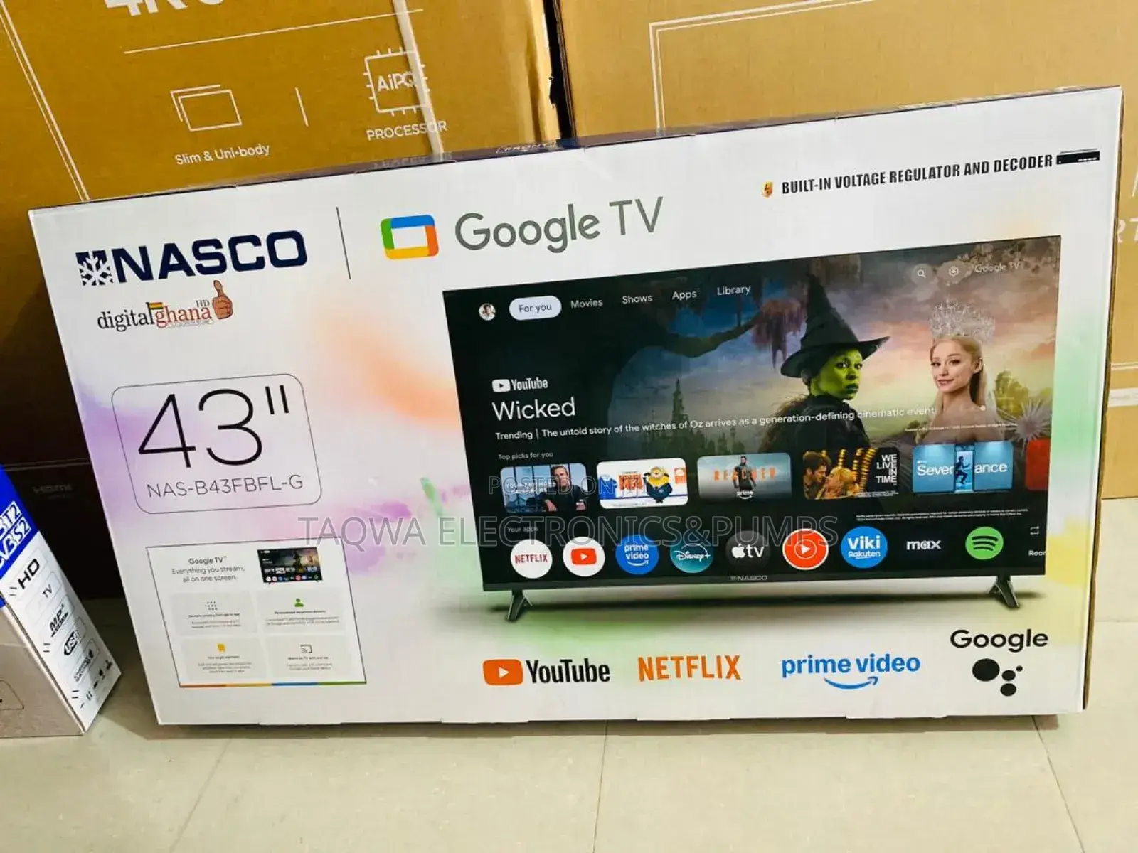 Streaming With Nasco 43 Inch Smart Tv