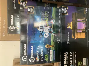 Sigma 43 FHD Smart Android Tv Frameless Design With Built in Satellite