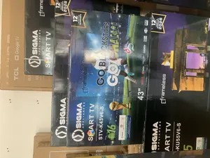 Sigma 43 FHD Smart Android Tv Frameless Design With Built in Satellite