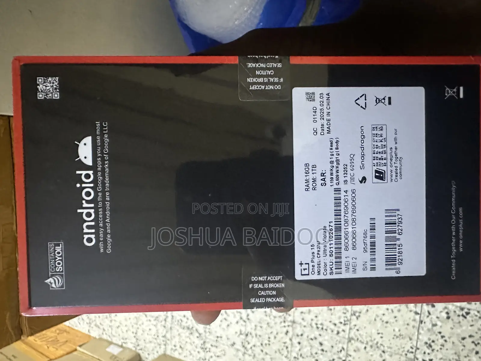 New OnePlus 15 1 TB