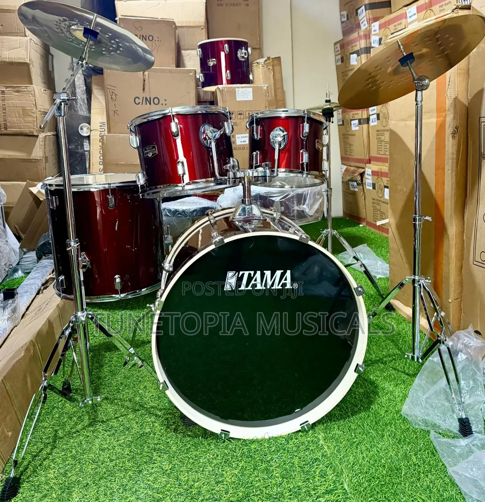 Yamaha 2cymbal 5set Professional Drums