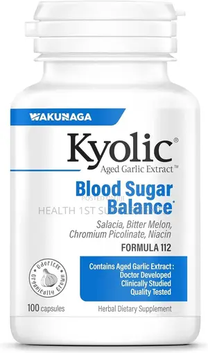 Kyolic, Diabetics, Blood Sugar Balance, 100 Capsules