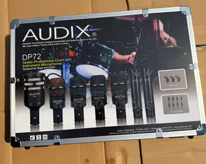 Audix Dp7 7-piece Drum Microphone Package In Its Carrying Case.