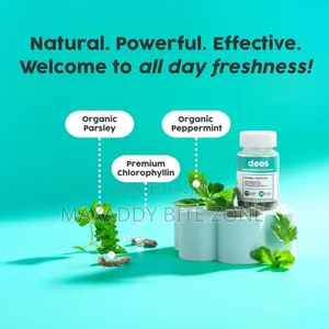 30 Capsules Natural Odor Control Chlorophyll Pills for Freshness