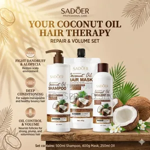 Coconut Oil Anti Dandruff Deep Repair Hoar And Skin Set.
