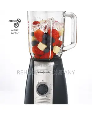 Morphy Richards Total Control Glass Jug Blender With Ice Crusher Blade