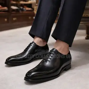 Black Leather Executive Shoe