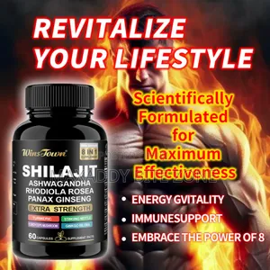 Shilajit Ashwagadhaka Rhodiola Rosea Panax Ginseng 60 Cap.