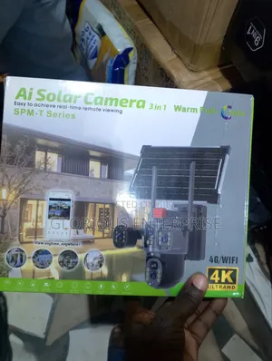 3 in 1 Ai Solar CCTV Camera