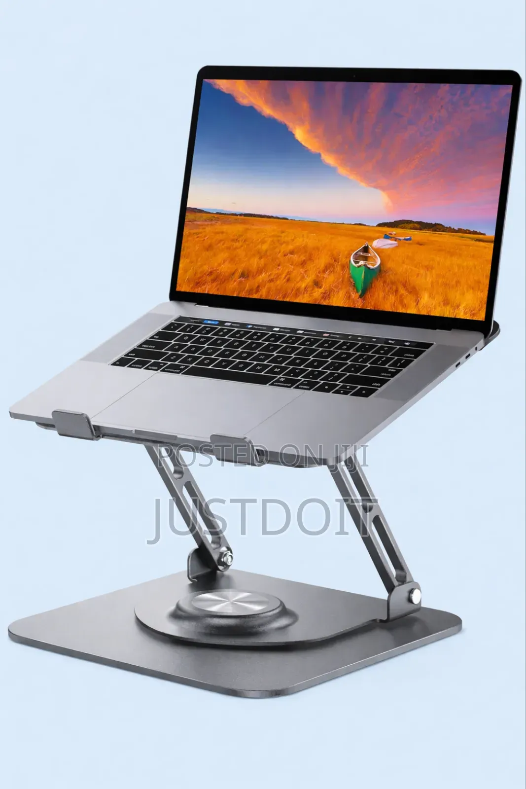 360 ° Rotation Laptop Stand With Cooling Fan.