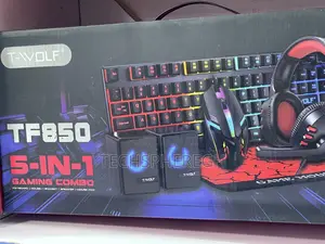 Full Gaming Set: RGB Keyboard, Mouse, Headset, Speakers Pad