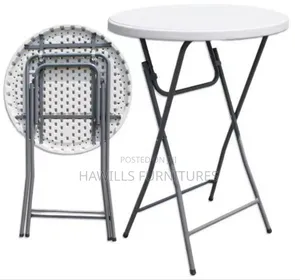 Foldable Cocktail Table or High-Top Table