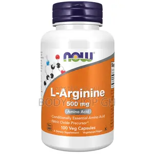 Now Supplements, L-Arginine 500 Mg, Nitric Oxide Precursor 100 Caps
