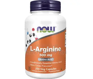 Now Supplements, L-Arginine 500 Mg, Nitric Oxide Precursor 250 Caps
