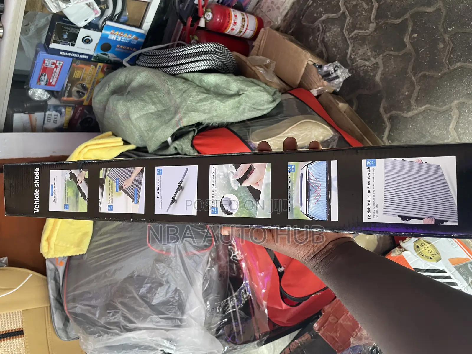 Car Window Retractable Sun Shade
