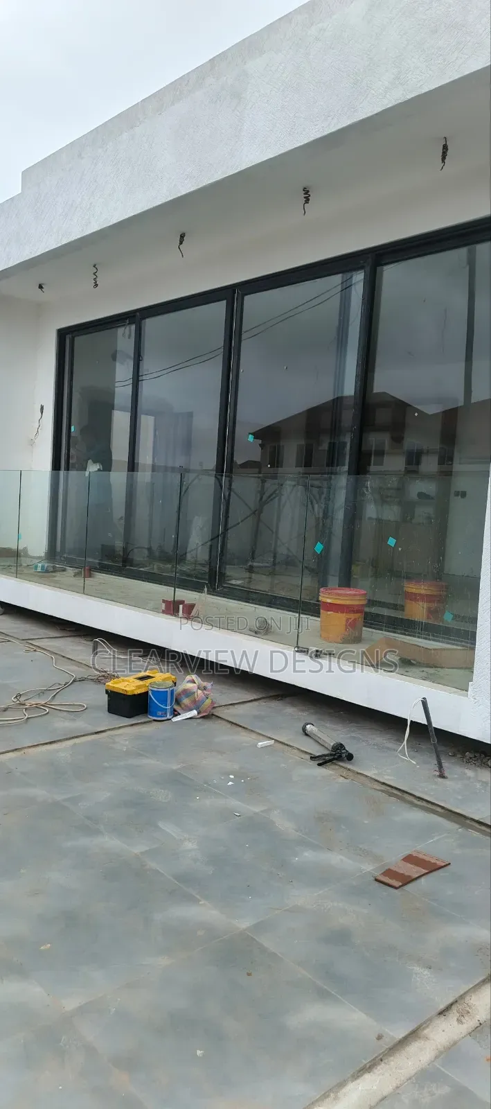 Tempered Frameless Glass Handrail Fabrication Installation