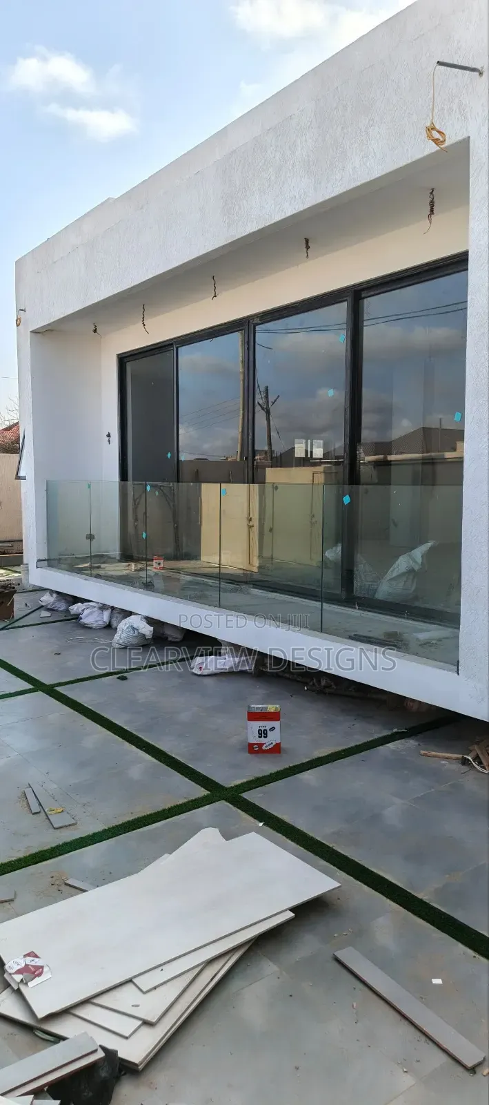 Tempered Frameless Glass Handrail Fabrication Installation