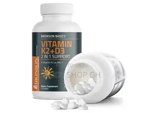 Vitamin K-2 With D3 Supplement Extra Strength 2 in 1 Support 120 Tabs
