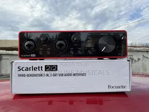 Focusrite Scarlett 2i2 3rd Gen Usb Audio Interface.