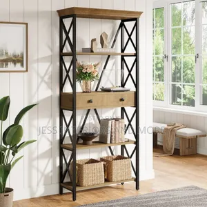 Bookshelf With Drawers With Storage