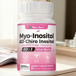 Wins Town Myo Inositol D-Chiro Inositol With MTHF Folate + Vit D3