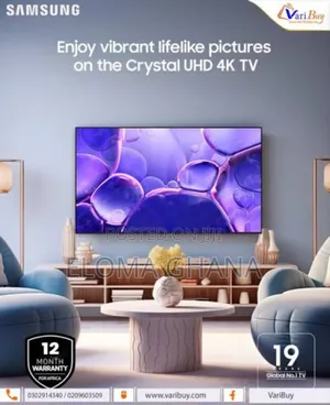 Samsung 50-Inch Uhd Led Panel With a 60hz Refresh Rate.