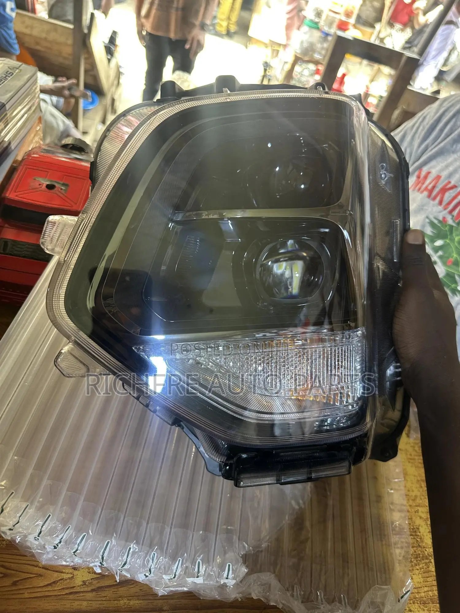 Hyundai Santa Fe 2019 2020 Headlight Double Yoke
