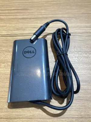Dell 65w Laptop Ac Adapter Bin Pin - Black
